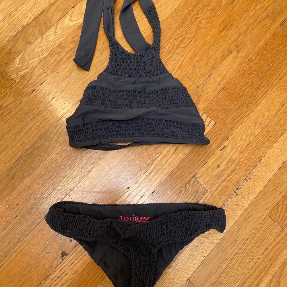 TORI PRAVER bathing suit
